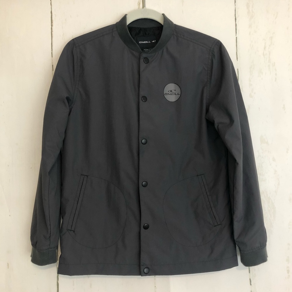 O’Neill windbreaker jacket / youth size in grey